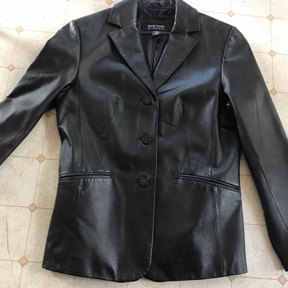 Black Leather Jacket - image 1